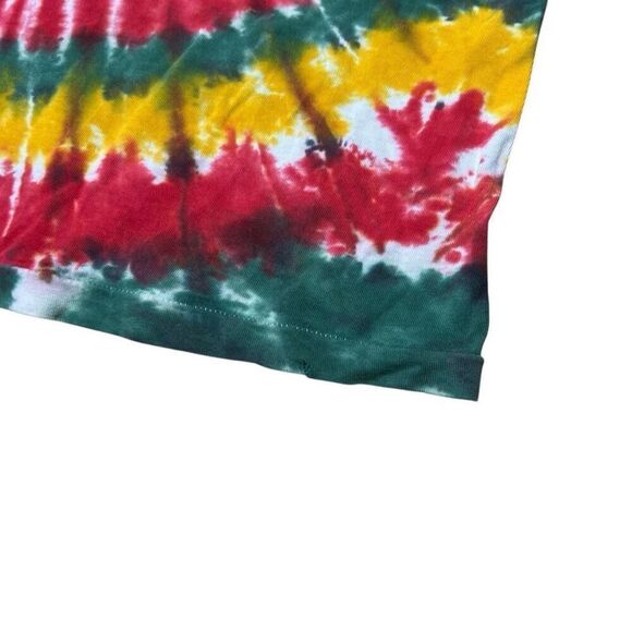 Vintage 80s Grateful Dead Steal Your Face Tie Dye Liquid Blue Single Stitch Shir - Picture 3 of 12